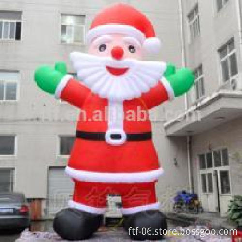 2016 high quanlity with good price advertising outdoor inflatable christmas santa wholeasle